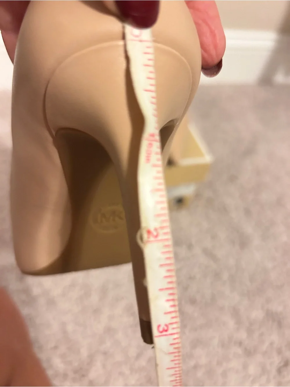 Michaels Blush Beige Pointed Toe Stiletto Pumps